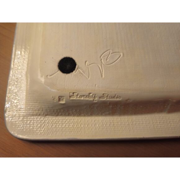 Vintage 90's Pop Ceramic Art Dish Catch All Starship Studios - Picture 6 of 6